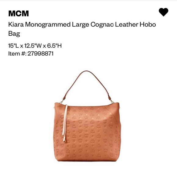 MCM Handbags - Mcm embossed bag